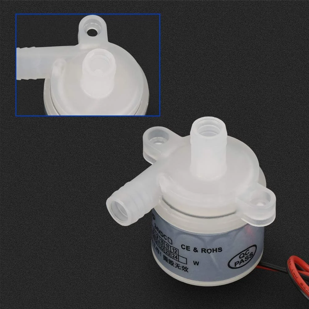 TOPINCN 1 pcs Brushless Ultra-Quiet Waterproof White Mini