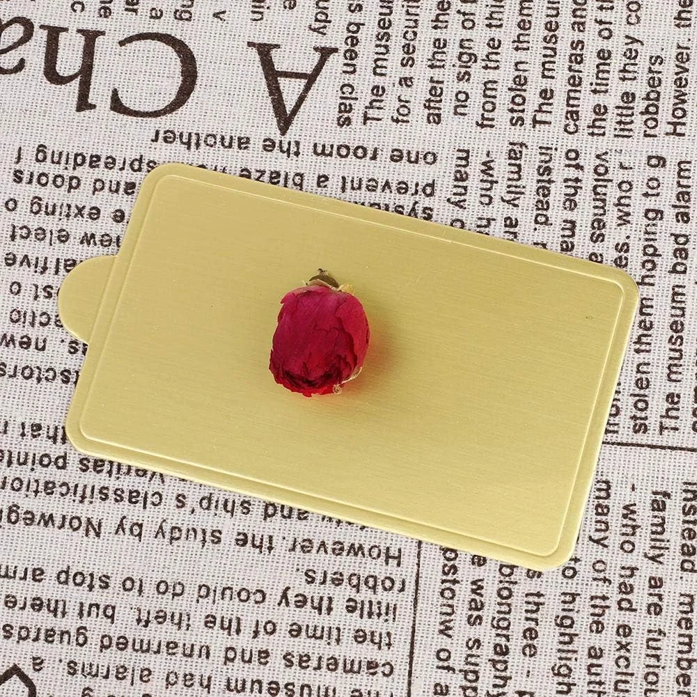 TOPINCN 100 PCS Quarter Sheet Cake Board Rectangle Mousse