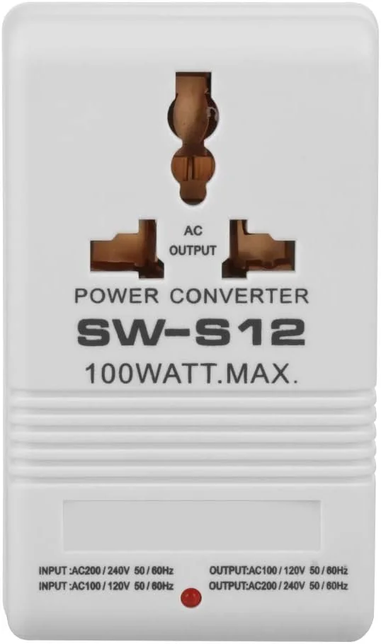 TOPINCN 100W Power Converter AC110V/120V to 220V/240V Step-Up&Down Voltage