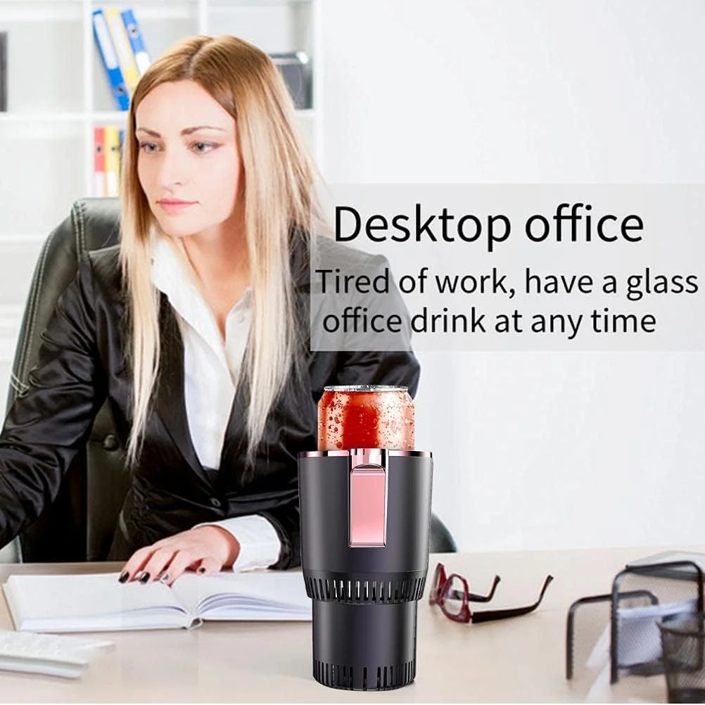 TOPINCN 2-in-1 Car Cup Warmer Cooler, Smart Car