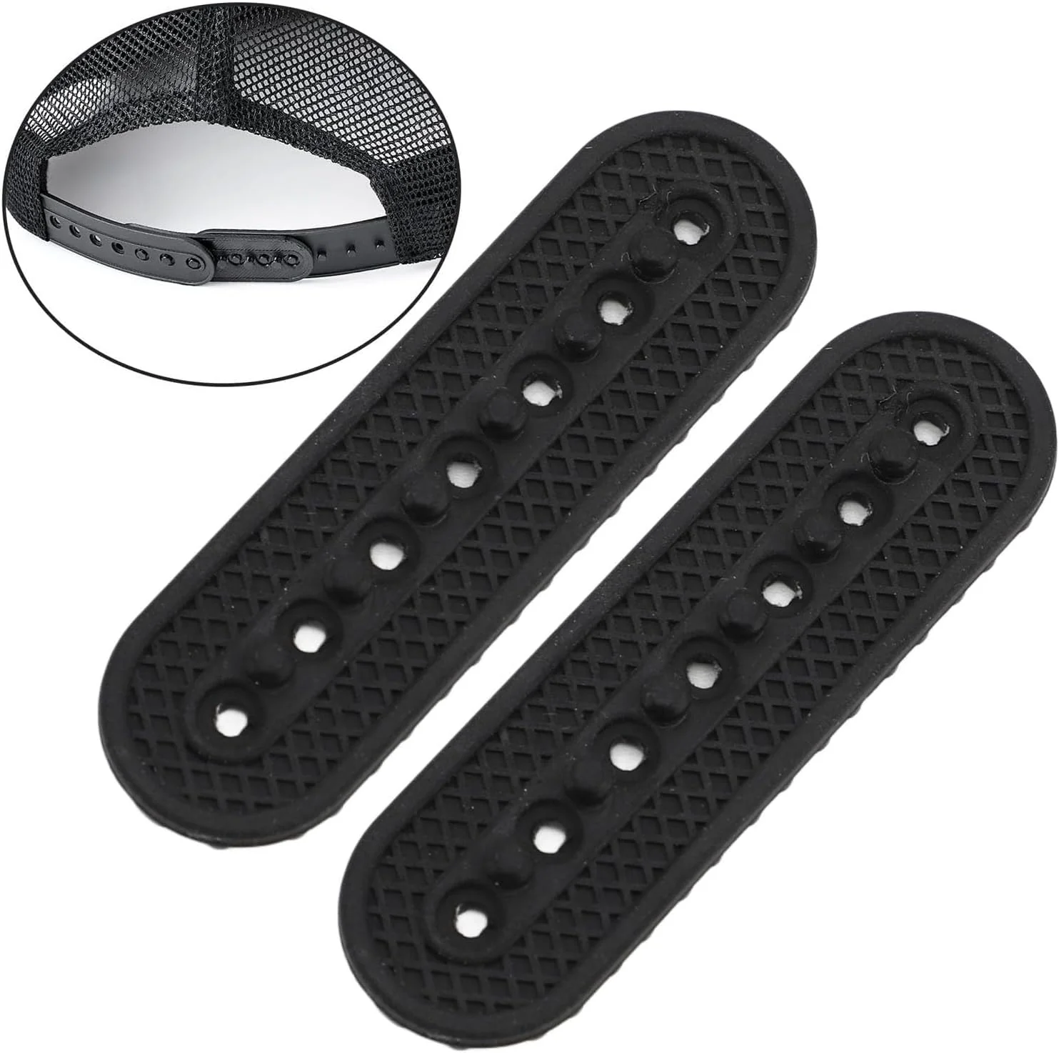 TOPINCN 2 Pairs Snapback Strap Repair Fasteners Buckle