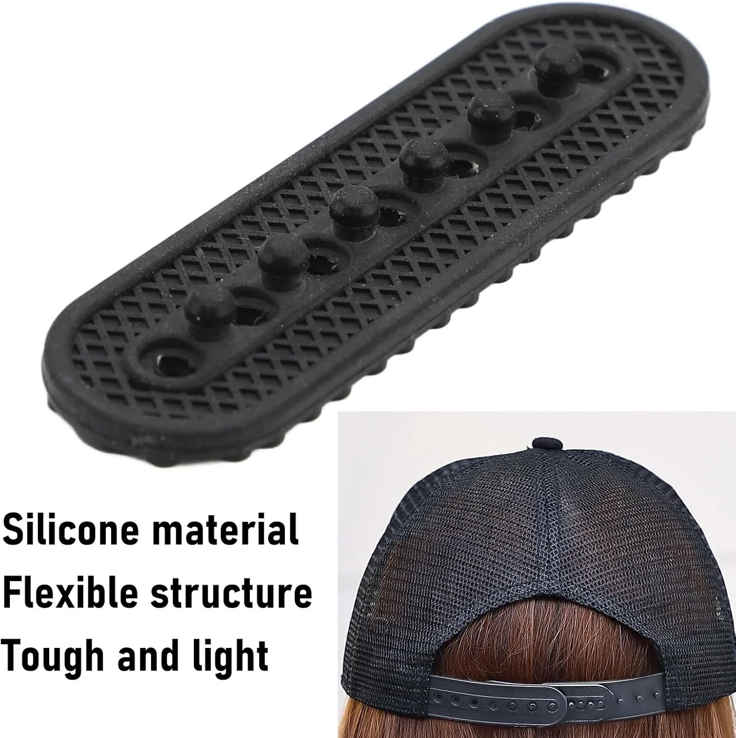 TOPINCN 2 Pairs Snapback Strap Repair Fasteners Buckle