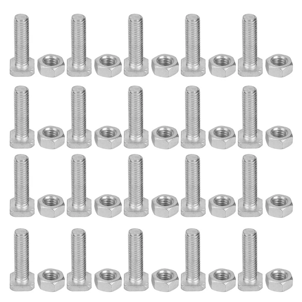 TOPINCN 20 Set 22mm M6x22 Bolts and M6