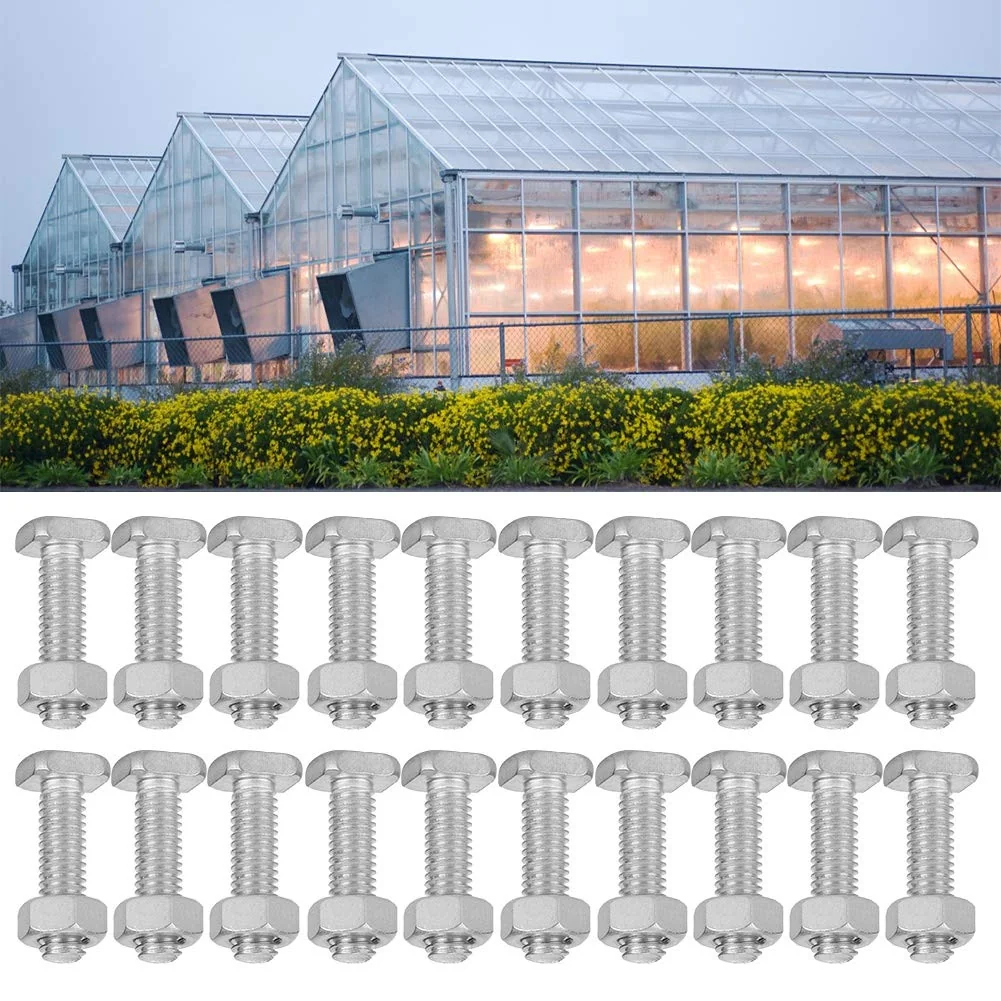 TOPINCN 20 Set 22mm M6x22 Bolts and M6