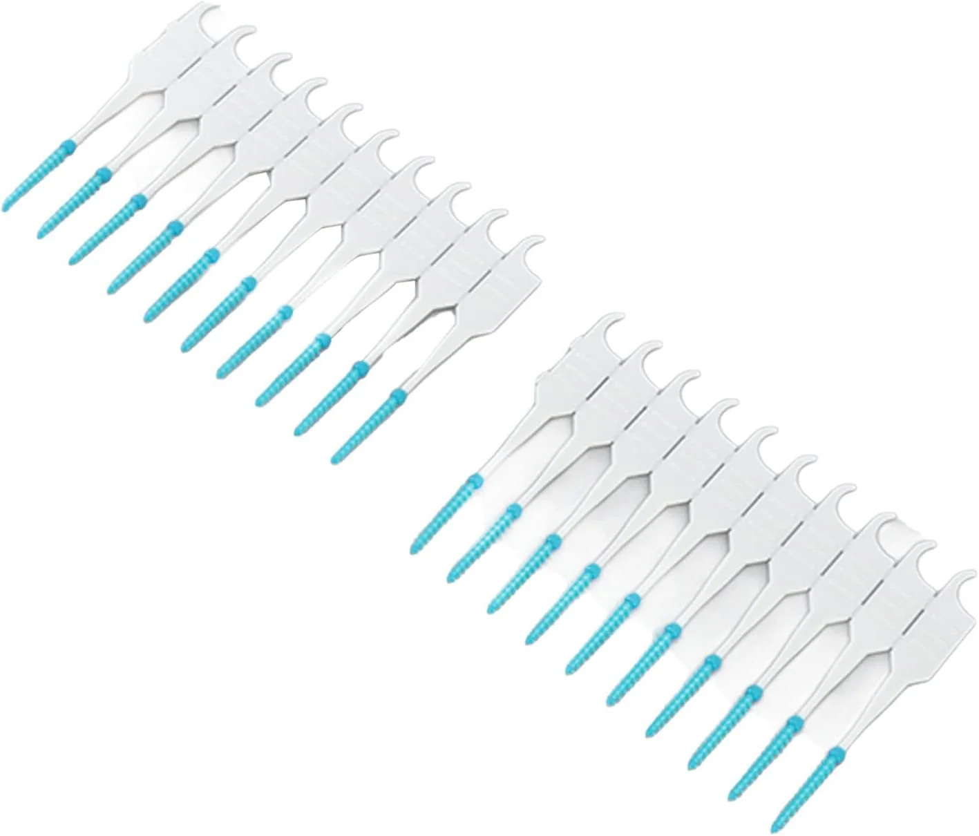 TOPINCN 200Pcs Interdental Brush, Toothpick Flossing Tooth Tool