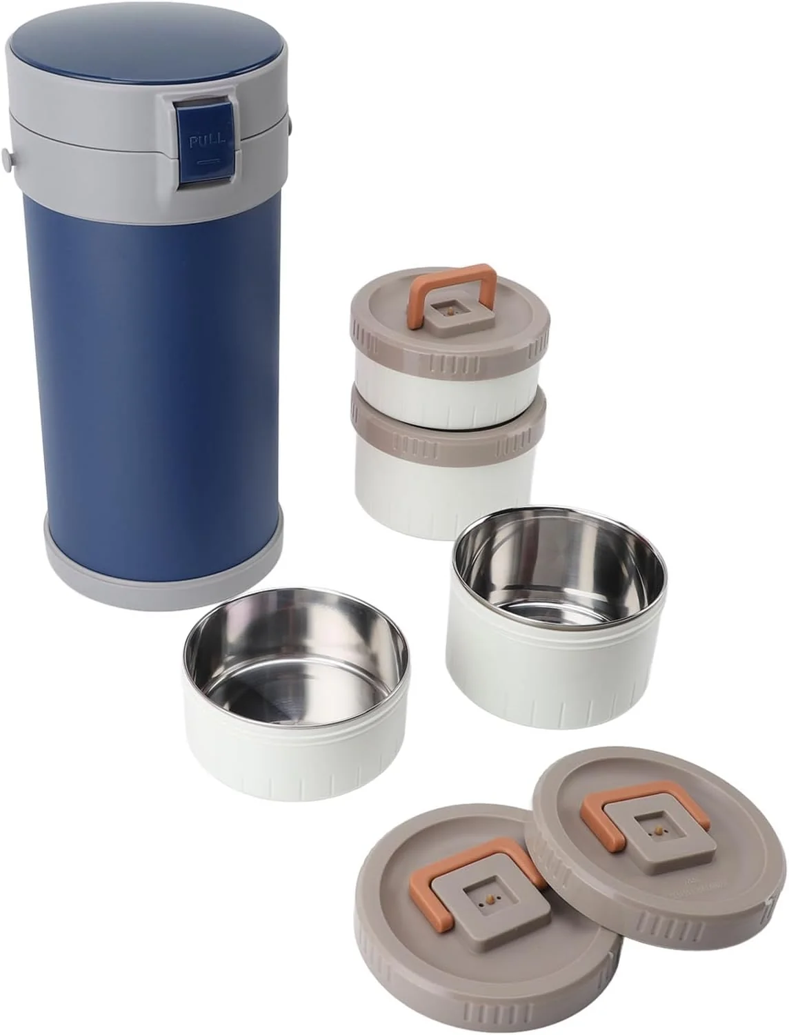 TOPINCN 2.9L Stackable Insulated Box 304 Stainless Steel