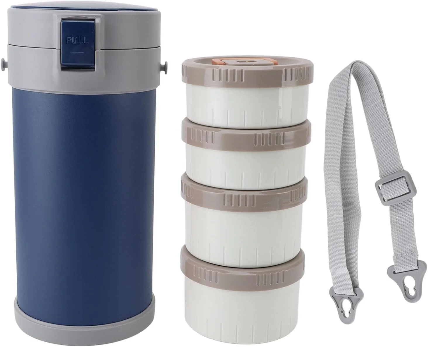 TOPINCN 2.9L Stackable Insulated Box 304 Stainless Steel