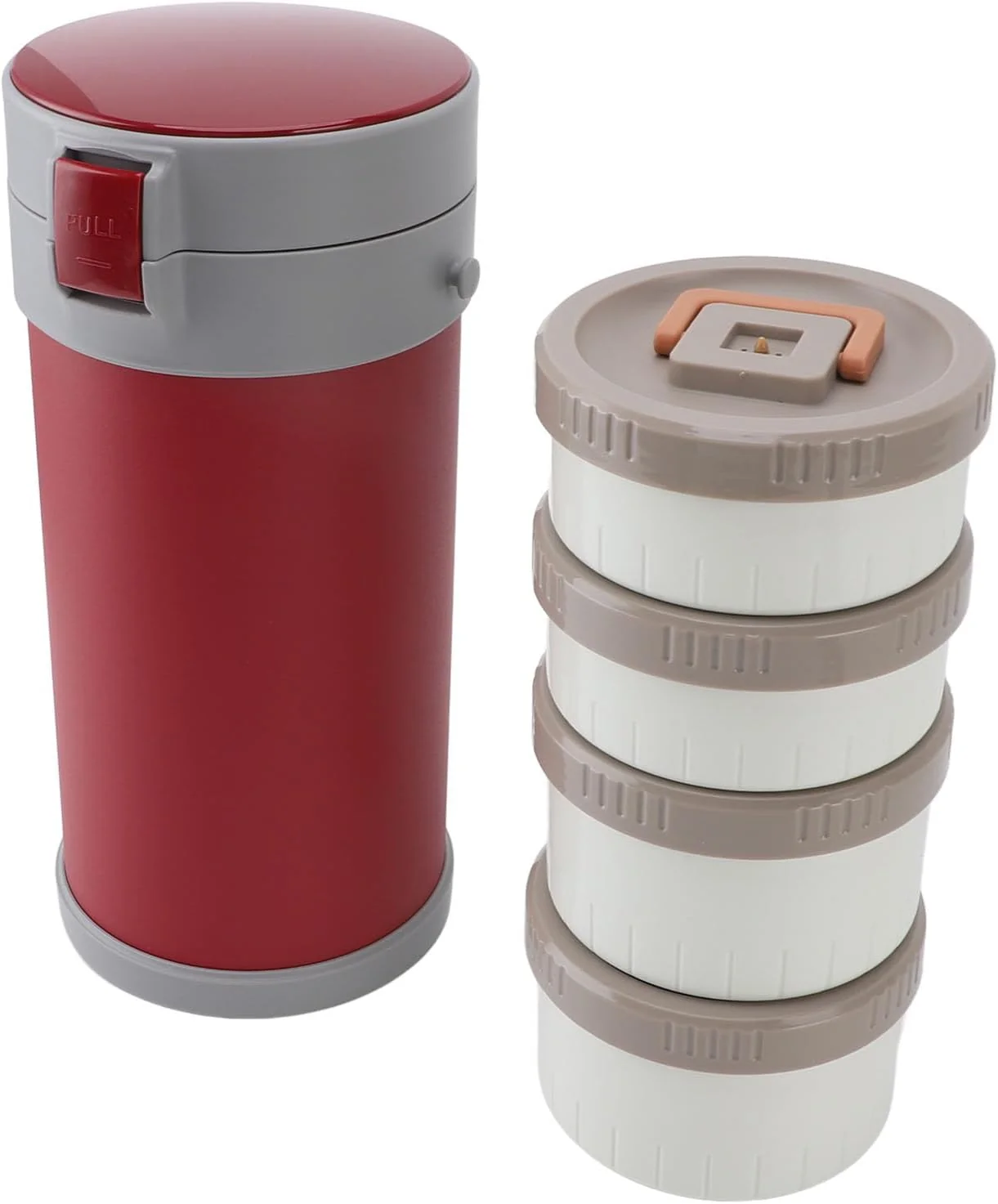 TOPINCN 2.9L Stackable Insulated Box 304 Stainless Steel