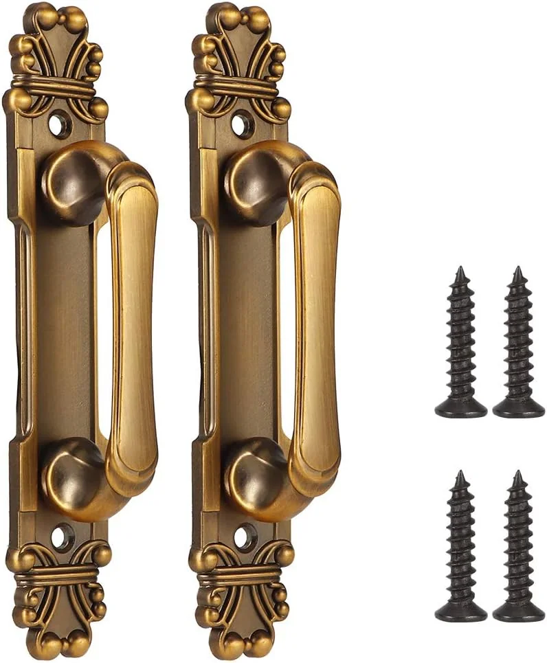 TOPINCN 2Pcs Door Handles, European Antique Cabinet Pull