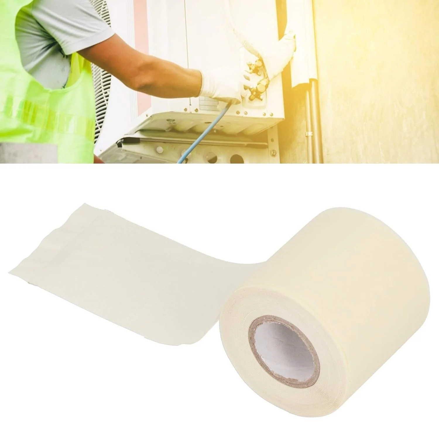 TOPINCN 5pcs Air Conditioner Pipe Wrap, PVC Tube