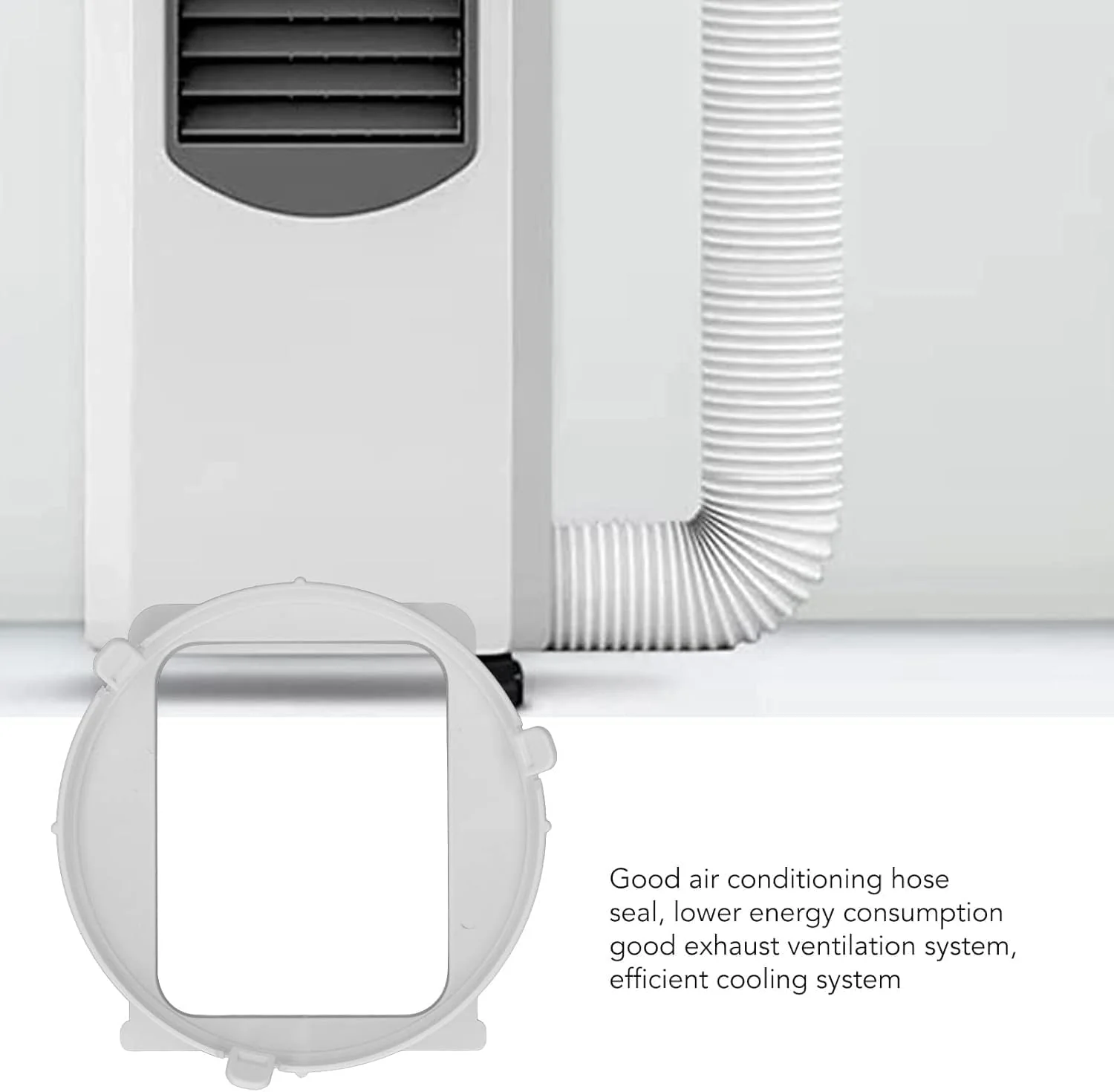 TOPINCN Air Conditioner Exhaust Hose Connector Square Exhaust