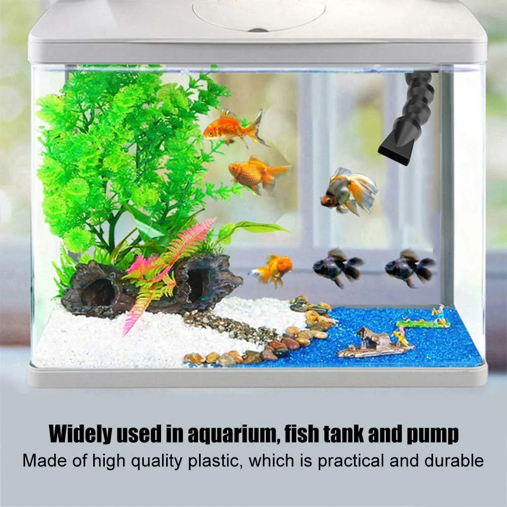 TOPINCN Aquarium Long Water Outlet Nozzle, Flexible 360