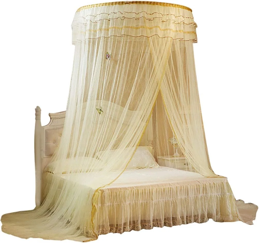 TOPINCN Bed Canopy, Canopy Bedding, 360 Degree Dome