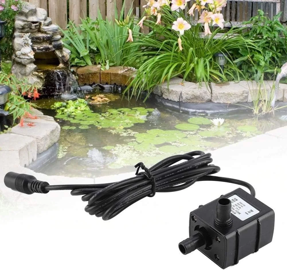 TOPINCN DC12V 240L/H Ultra Quiet Solar Pump Fountain Micro