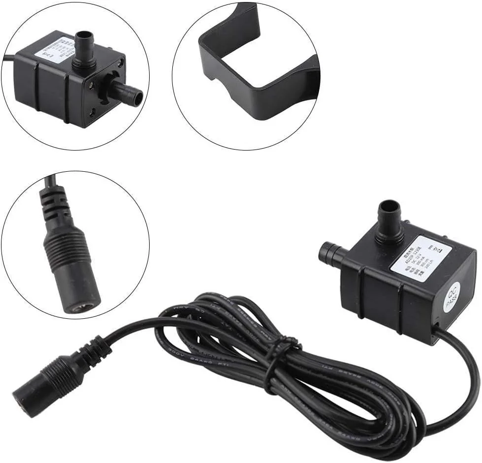 TOPINCN DC12V 240L/H Ultra Quiet Solar Pump Fountain Micro