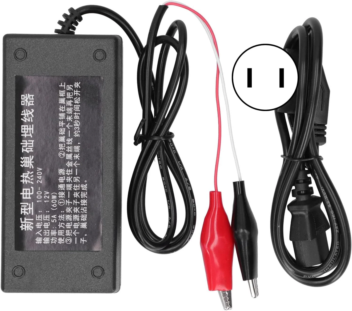 TOPINCN Electric Wire Embedder for Beekeeping, 12V 60W