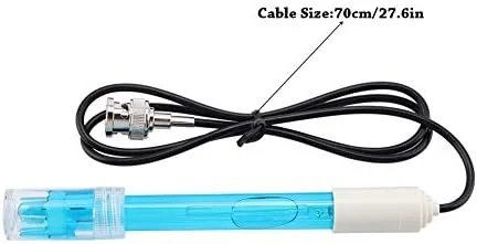 TOPINCN Electrode, BNC Connector Aquarium Hydroponic Electrode Monitor