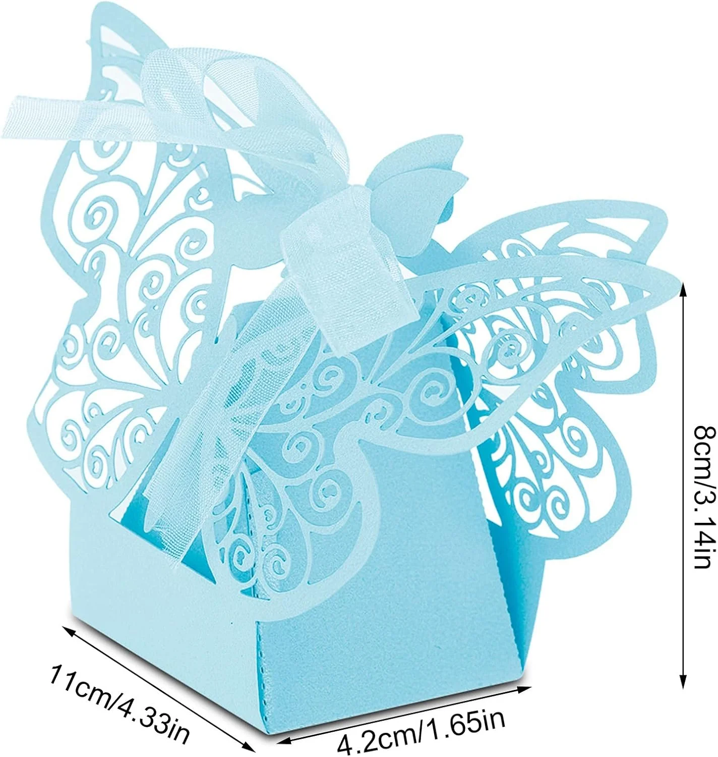 TOPINCN European Style Paper Favor Boxes, 100 Pack