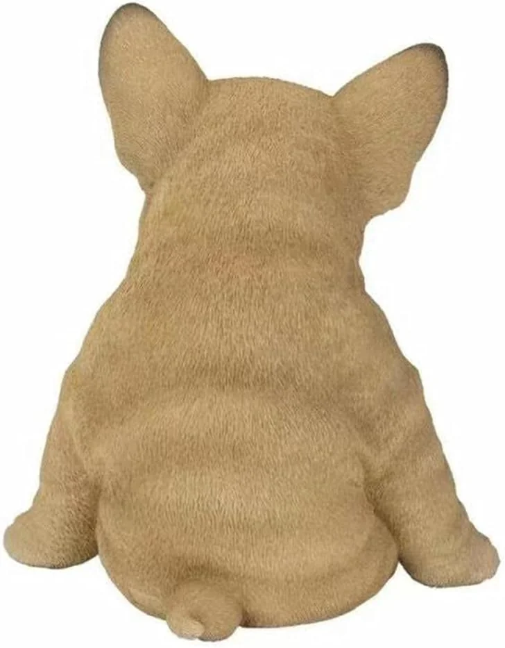 TOPINCN French Bulldog Statue, Garden Dog Figurines Outdoor
