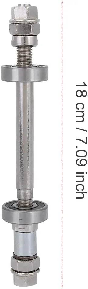 TOPINCN Front Rear Wheel Hub Axle, Wheel Hub Axle