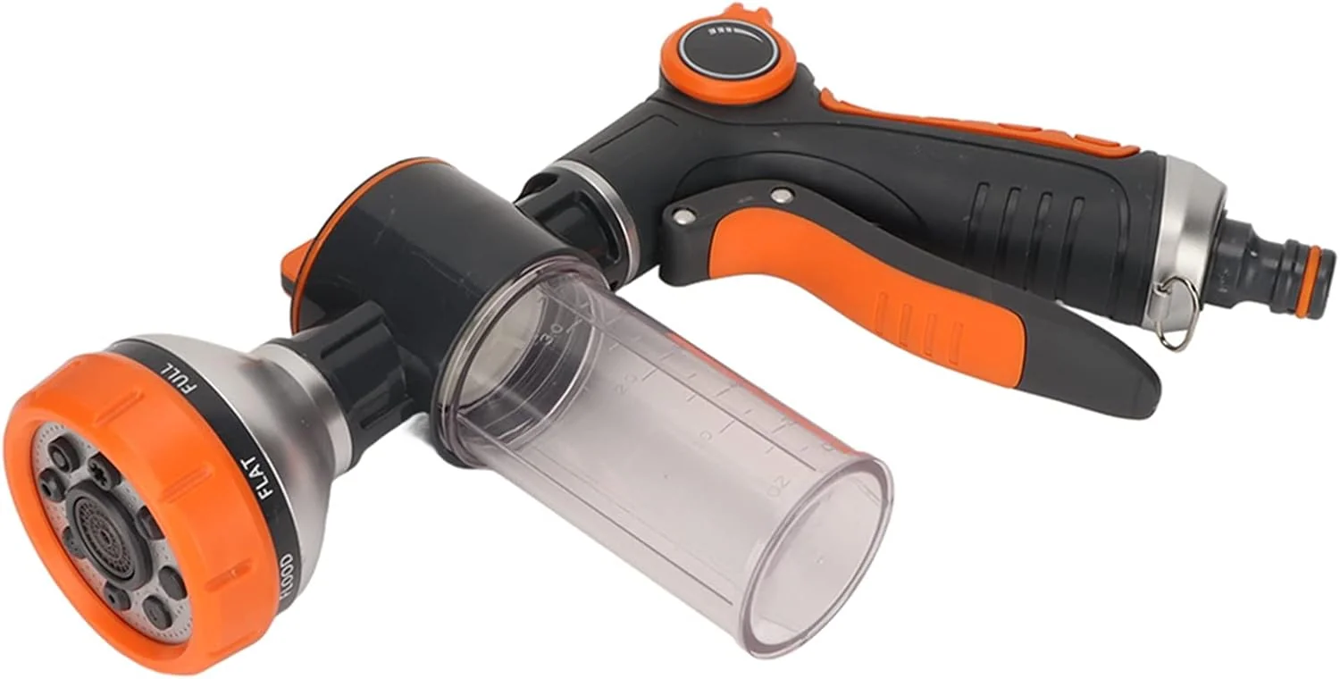 TOPINCN Garden Hose Nozzle Adjustable Hose Spray Nozzle High