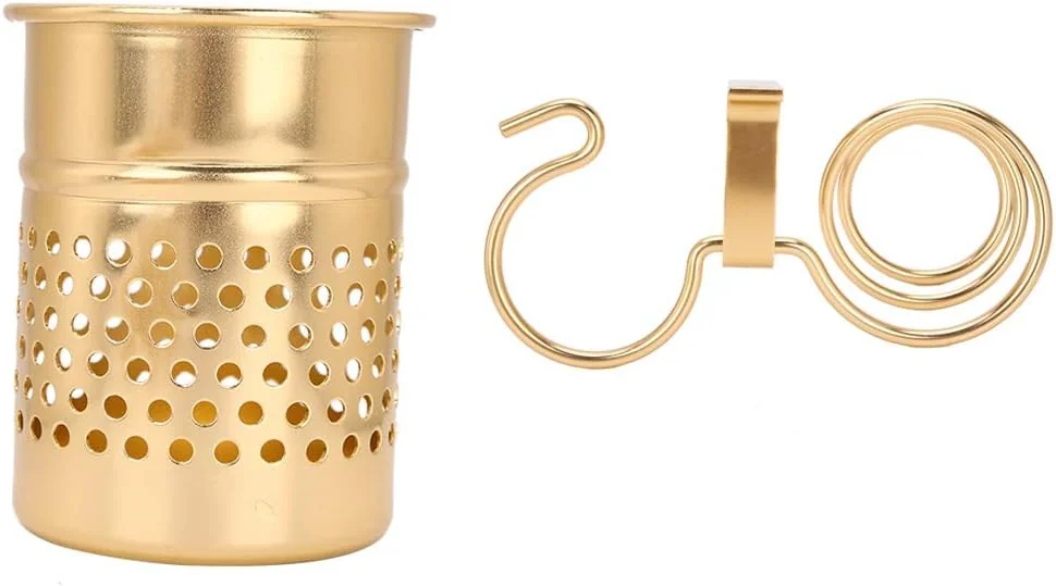 TOPINCN Hair Dryer Holder with Aluminum Storage Holder