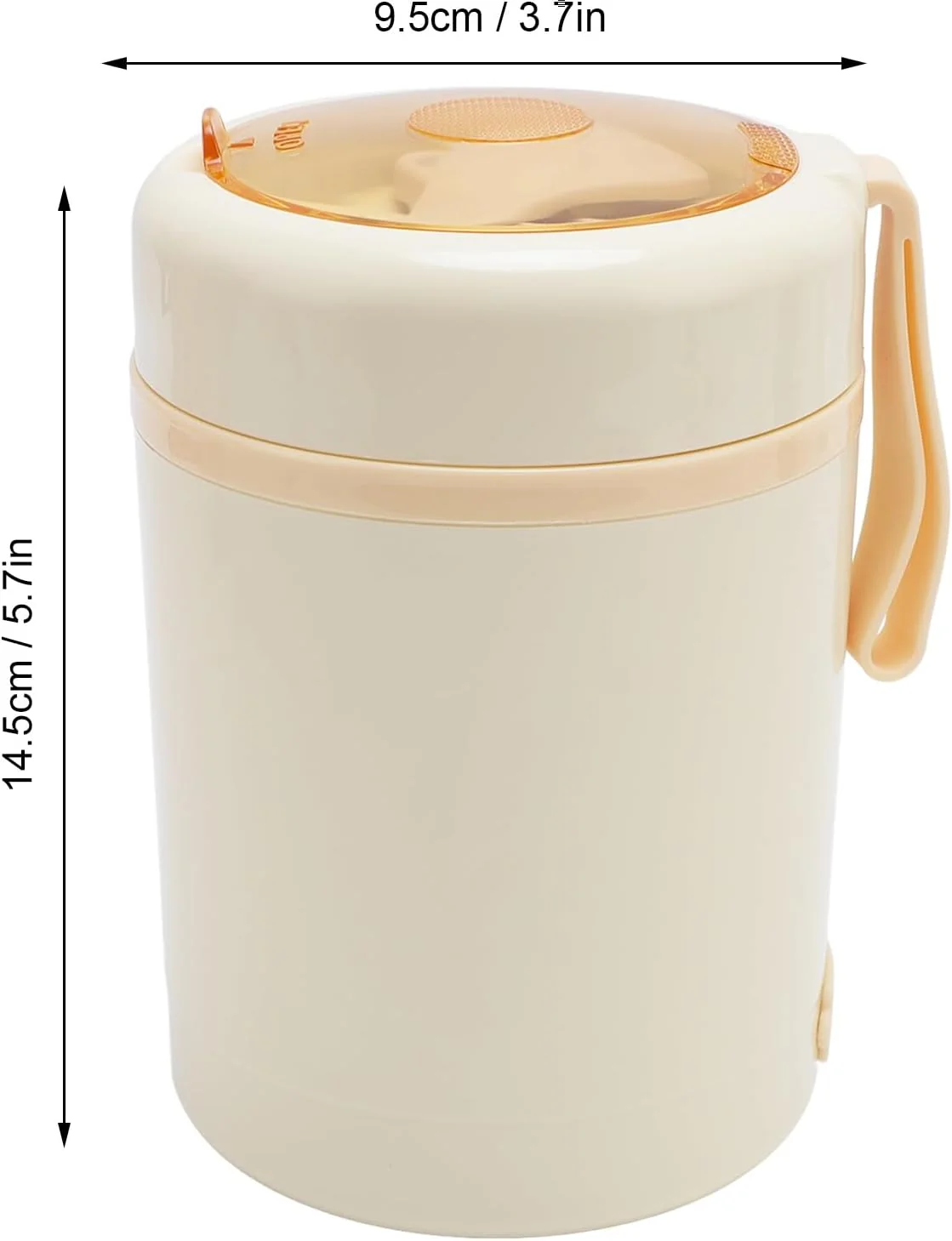 TOPINCN Heated Lunch Box, Stainless Steel 304 Electric