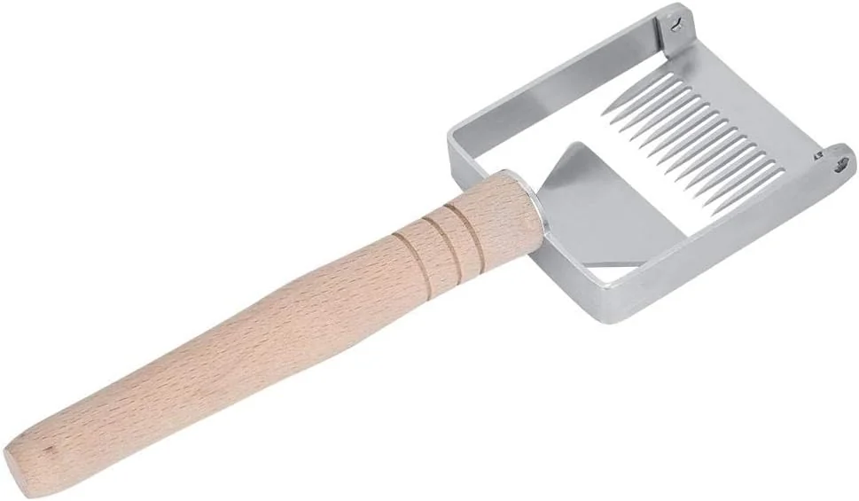 TOPINCN Honey Uncapping Scraper Stainless Steel Honeycomb Honey