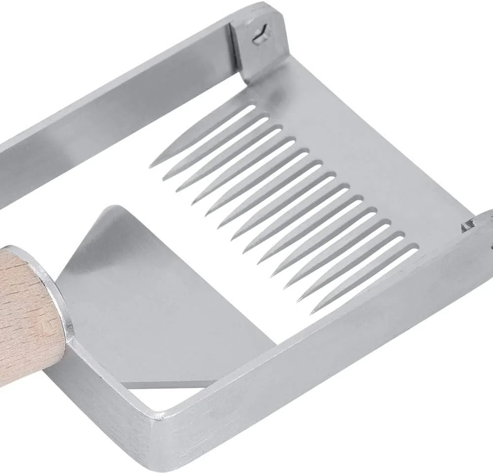 TOPINCN Honey Uncapping Scraper Stainless Steel Honeycomb Honey