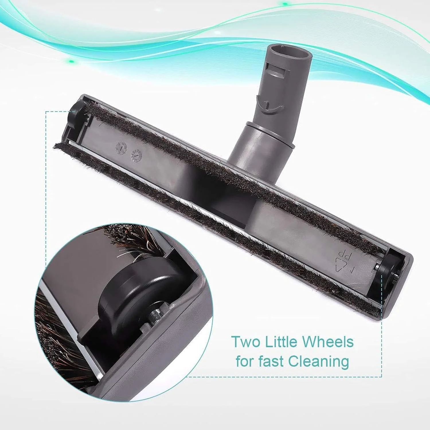 TOPINCN Horsehair Hardwood Floor Brush Vacuum Hardwood Floor