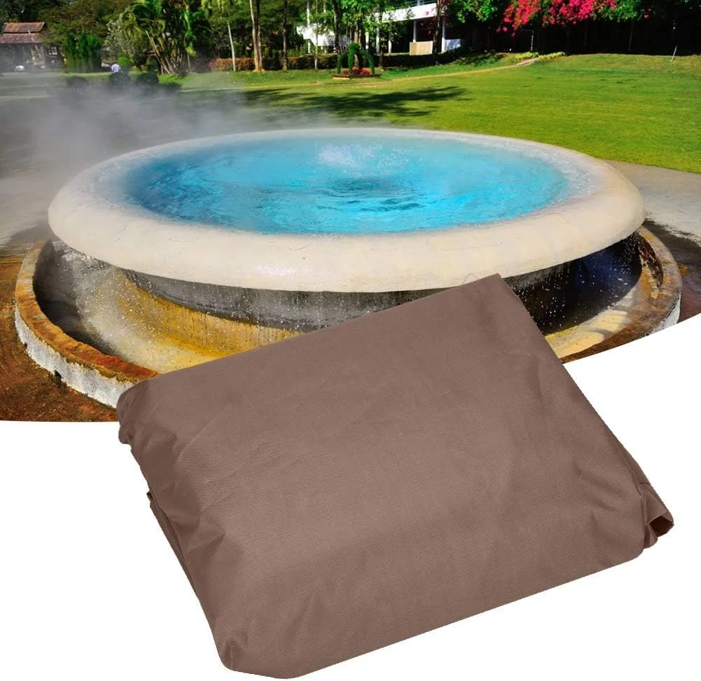 TOPINCN Hot Tub Cover Waterproof SPA Hard Cover