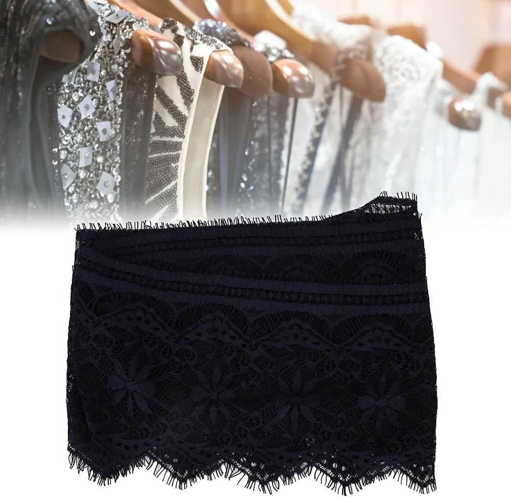 TOPINCN Lace Ribbon 14.5 cm Width Polyester Silk Clothing