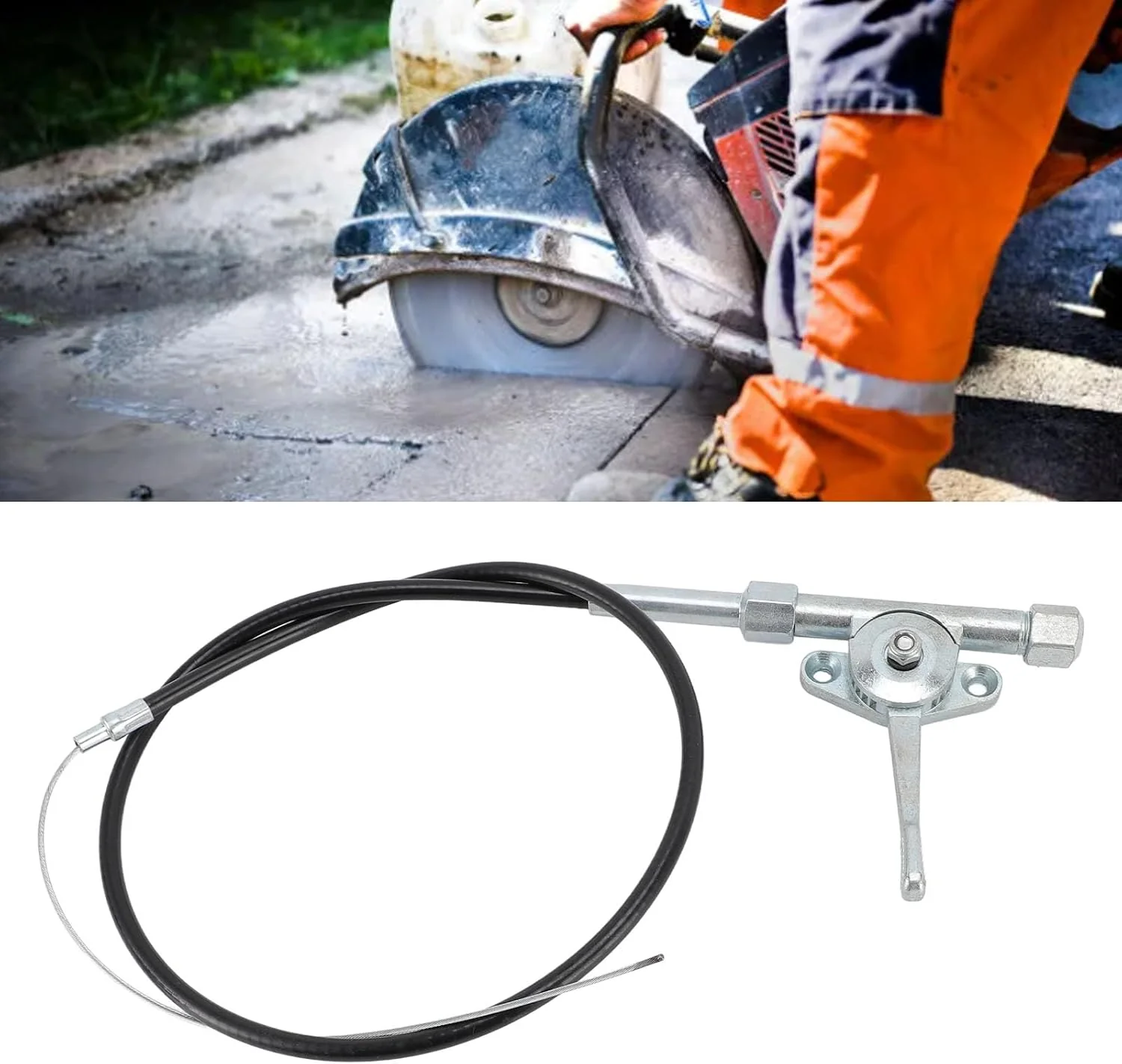 TOPINCN Lawn Mower Throttle Cable for 56035-046 Steel