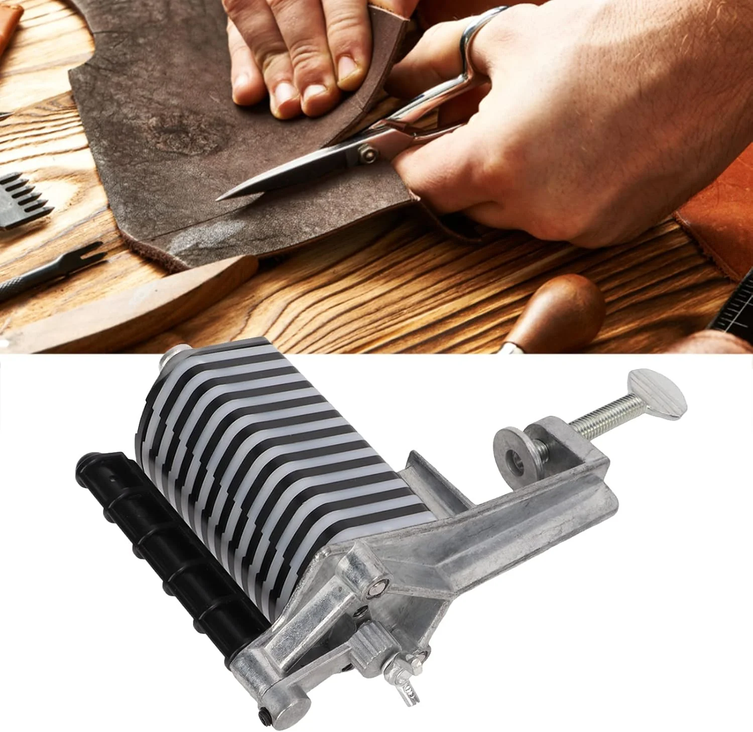 TOPINCN Leather Table Lace Cutter, Strip Cutter for