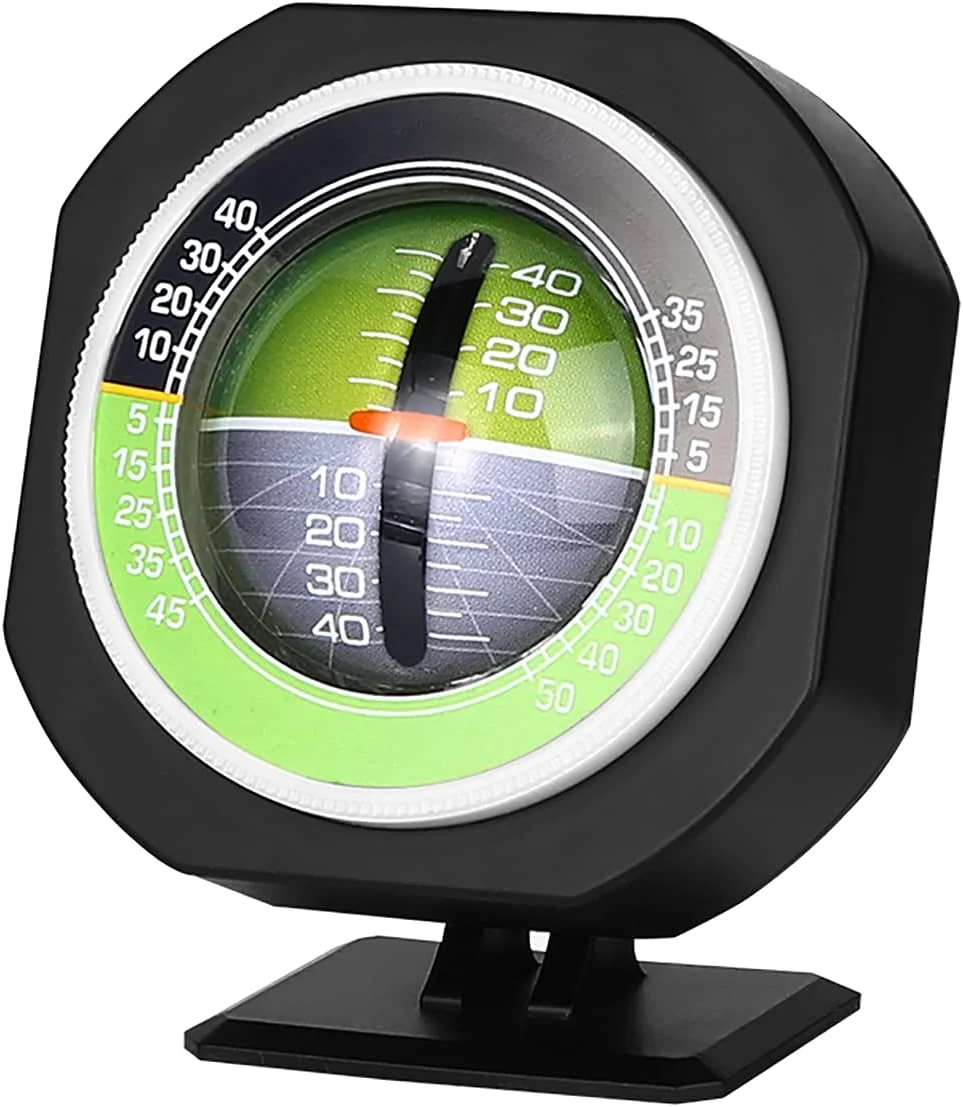 TOPINCN LED Car Inclinometer, Outdoor Slope Meter Tilt