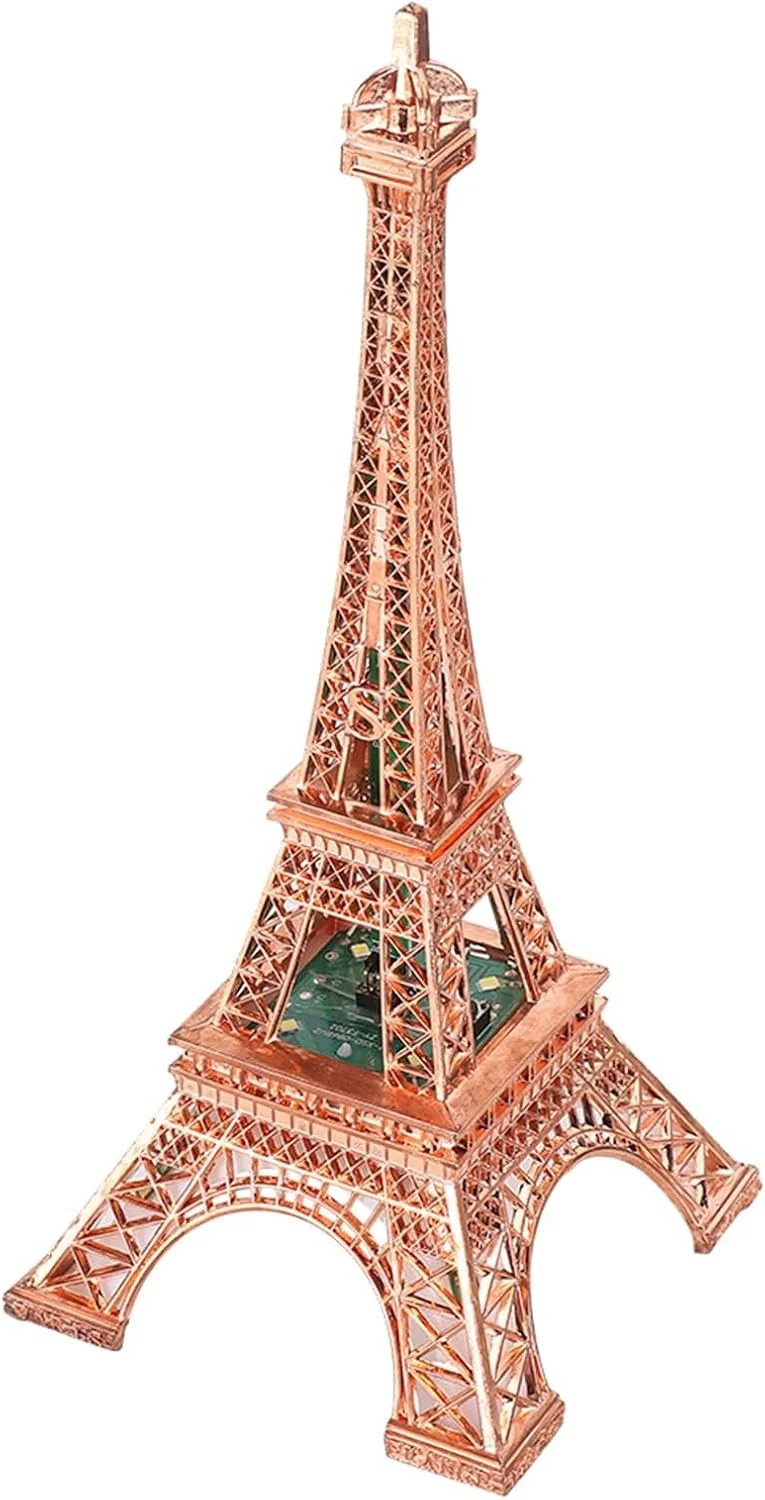 TOPINCN LED Light Up Eiffel Tower Night Light