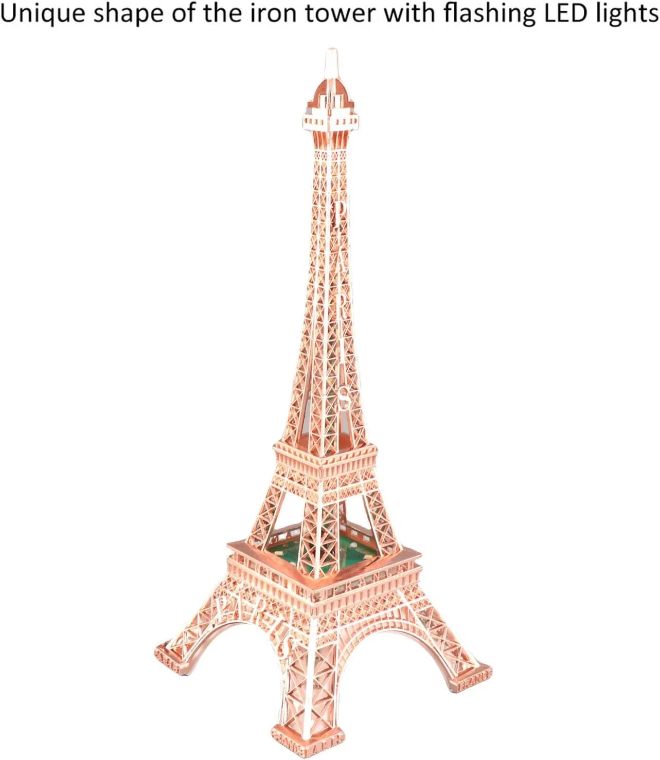 TOPINCN LED Light Up Eiffel Tower Night Light