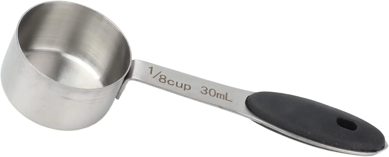 TOPINCN Measuring Cups Stainless Steel Coffee Measuring Scoop 1/8
