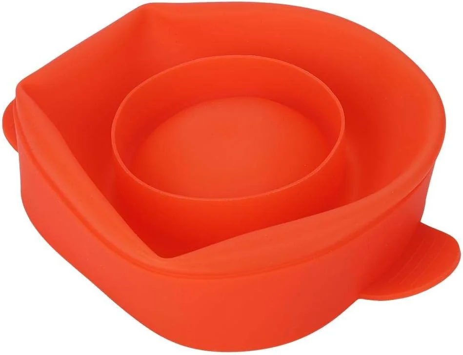 TOPINCN Microwave Popcorn Popper with Handle Lid Collapsible Silicone