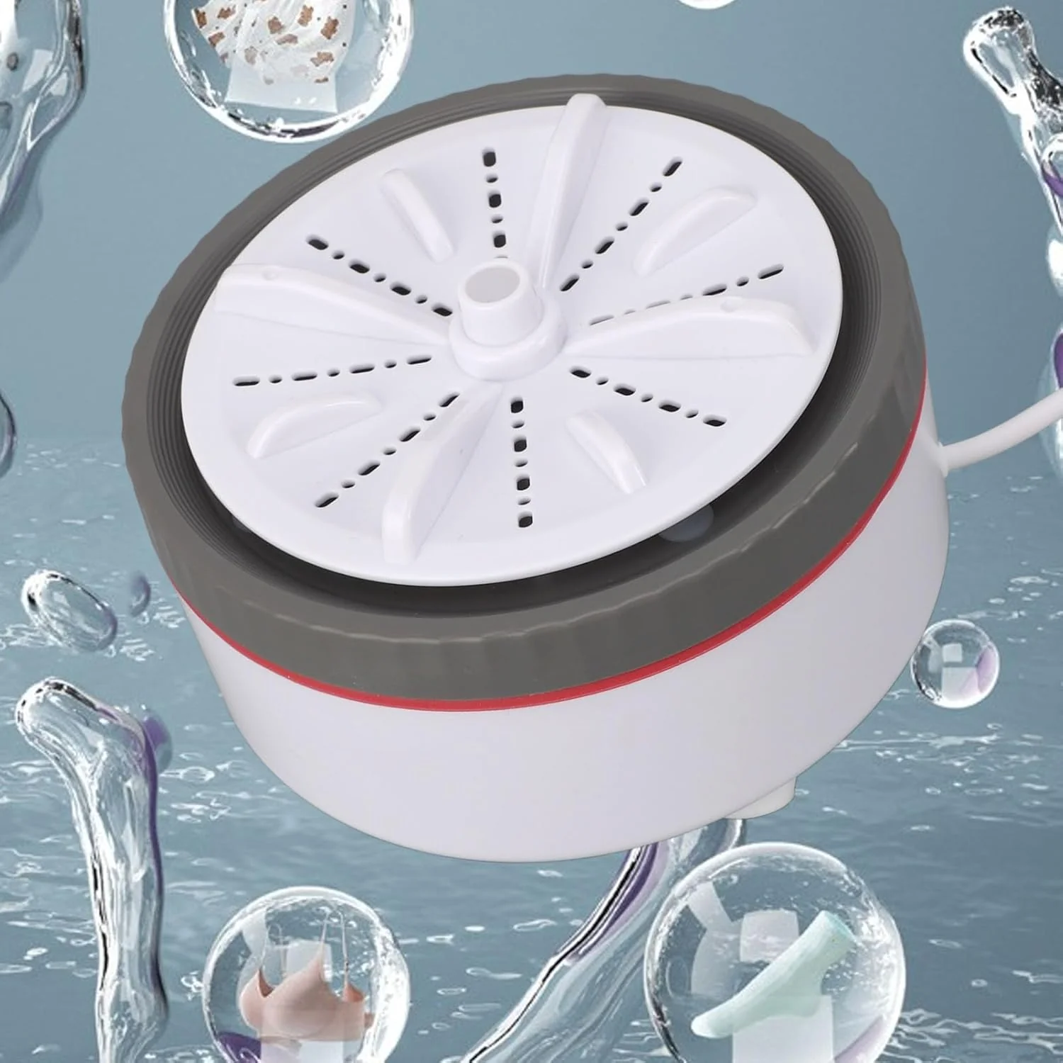 TOPINCN Mini Turbo Washing Machine, Portable Turbo Washing