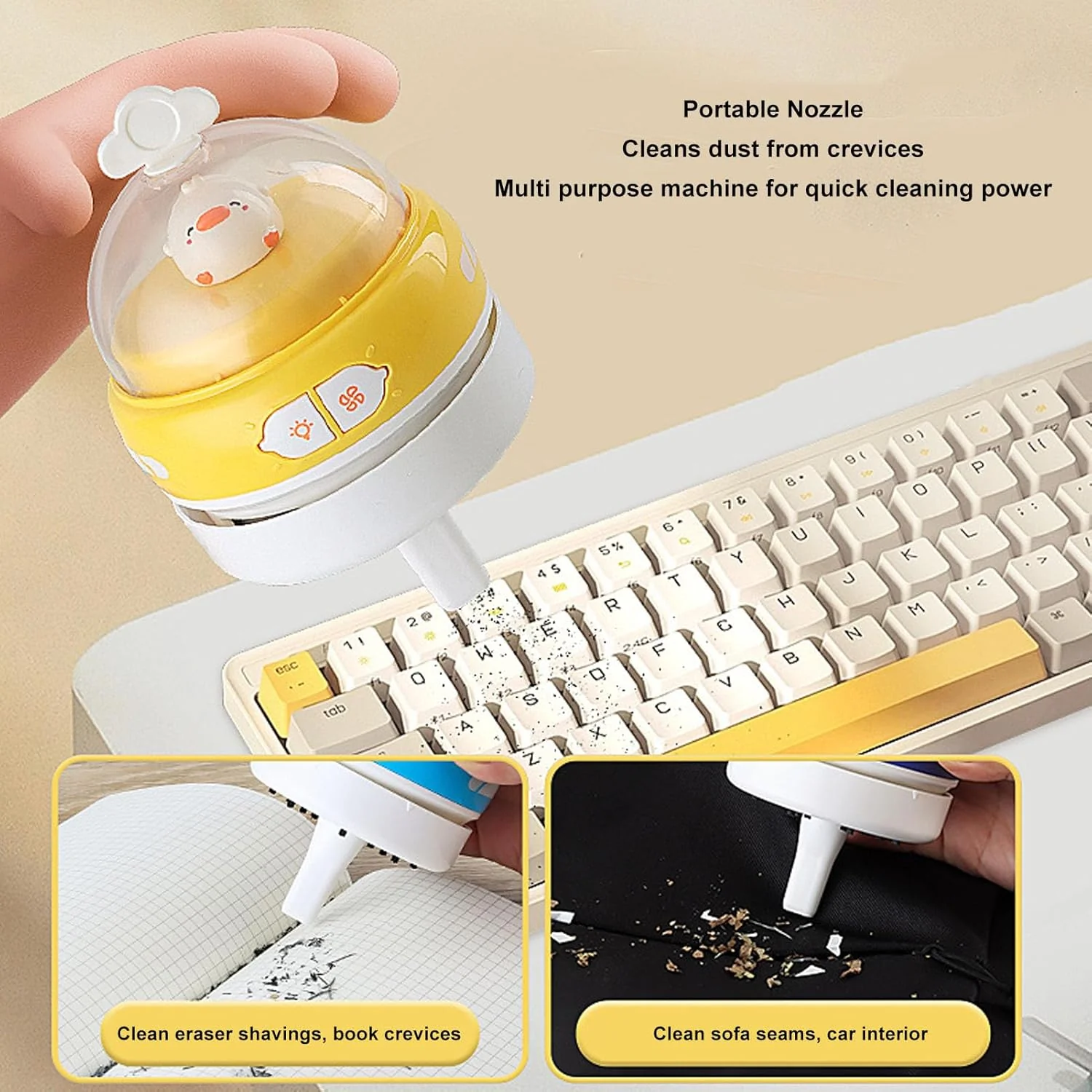 TOPINCN Mini USB Vacuum Cleaner, Handheld Dust Cleaner