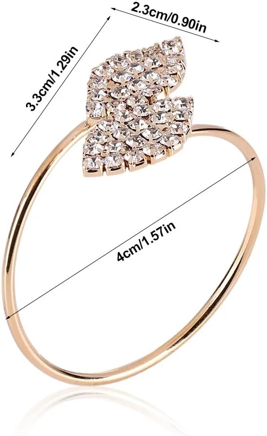 TOPINCN Napkin Rings Set 12 Leaf Napkin Holders