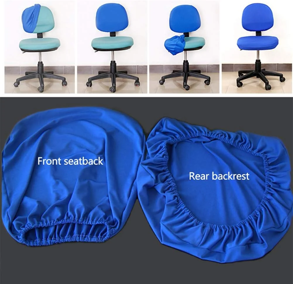 TOPINCN Office Computer Chair Covers, Split Stretchable Seat