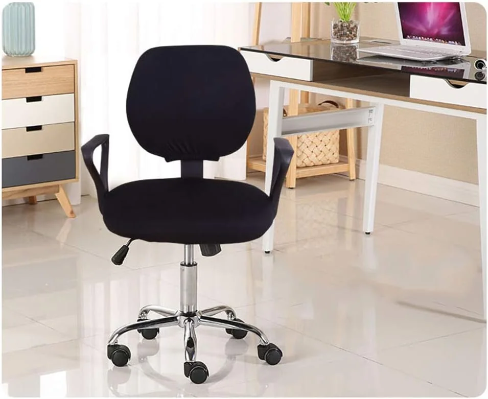 TOPINCN Office Computer Chair Covers, Split Stretchable Seat