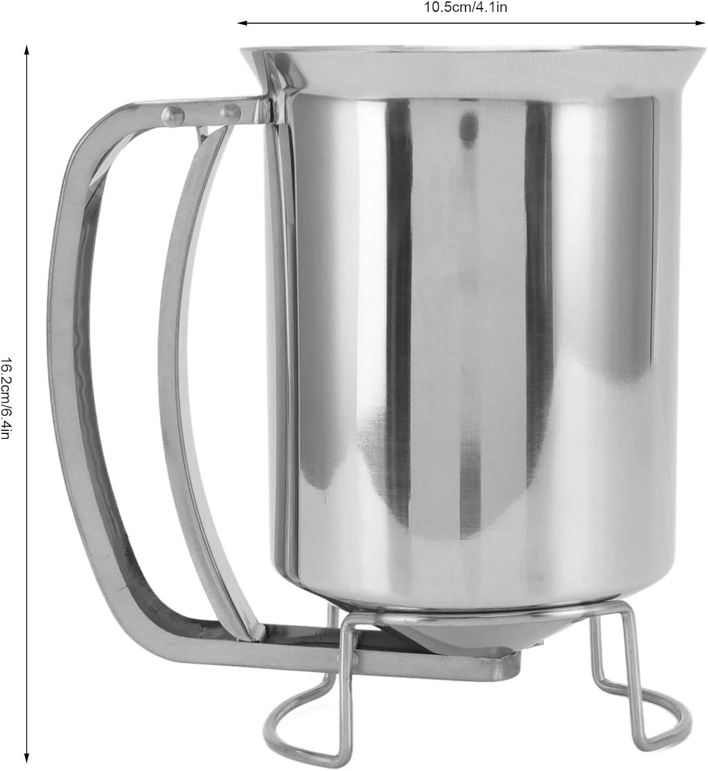 TOPINCN Pancake Batter Dispenser, Stainless Steel Cupcake Batter