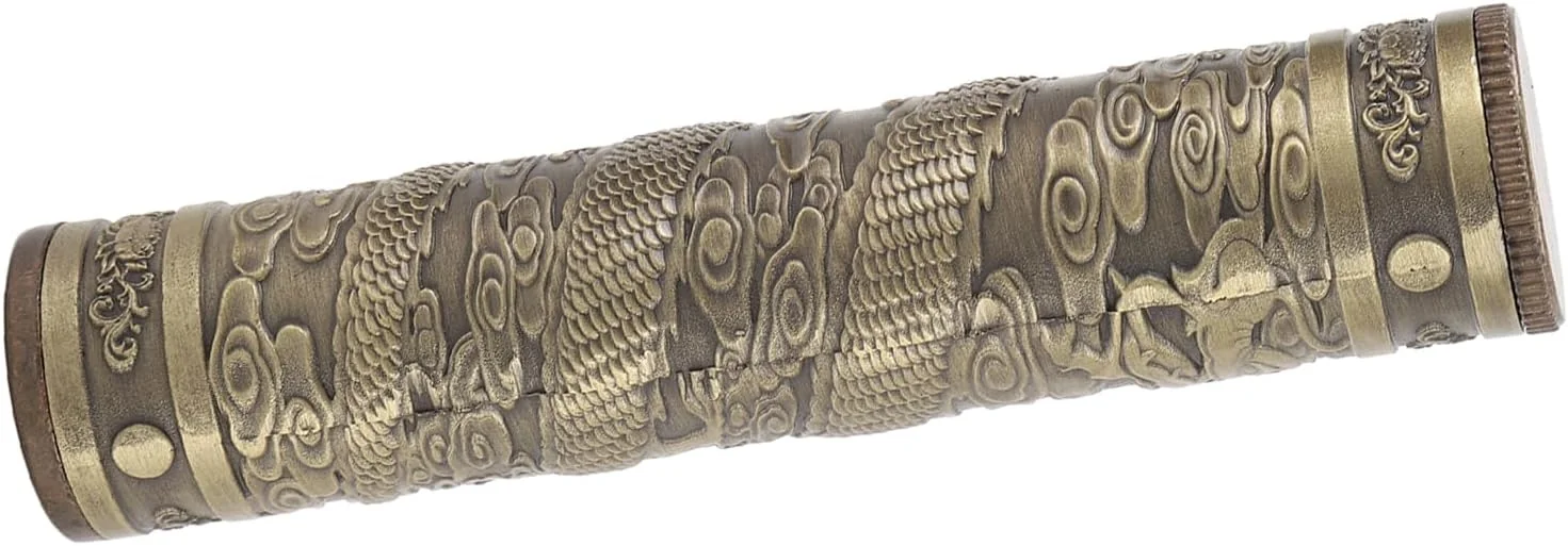 TOPINCN Portable Metal Tube Container, Metal Tube Container