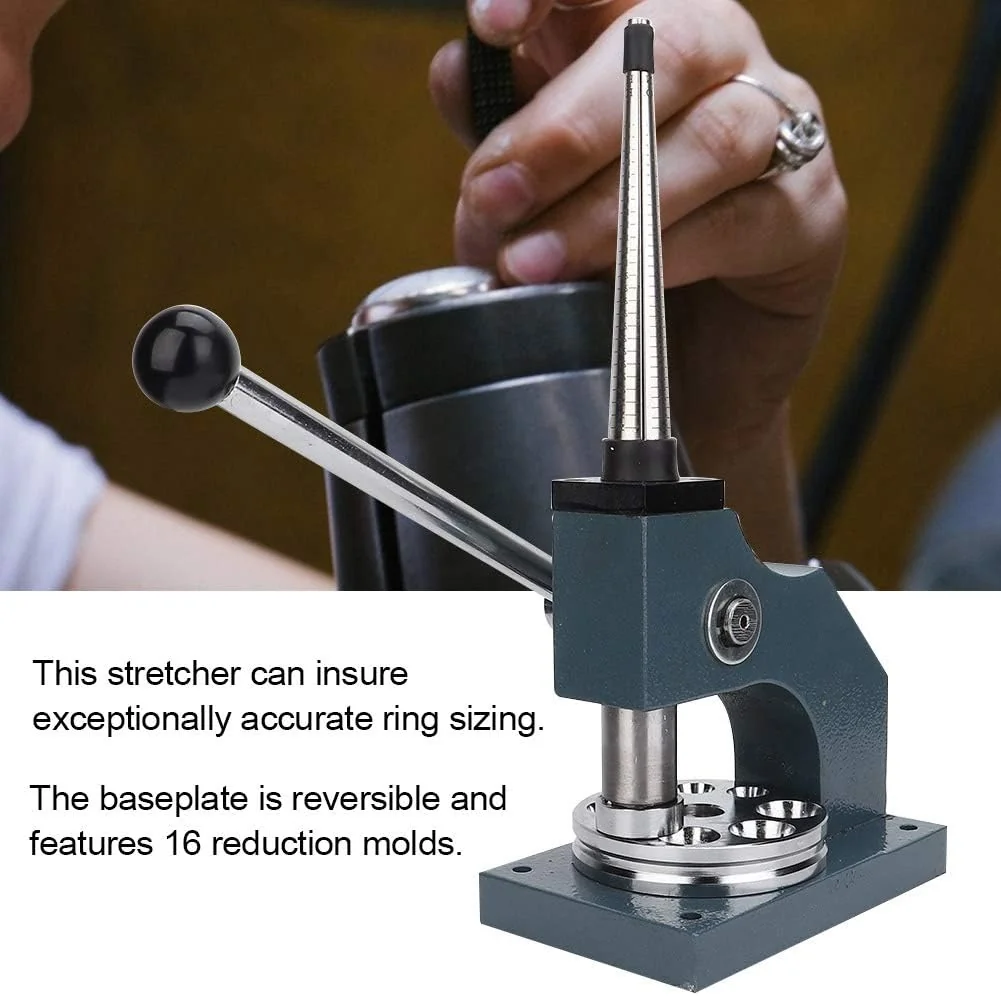 TOPINCN Ring Stretcher and Reducer Tool, Iron Construction, 16