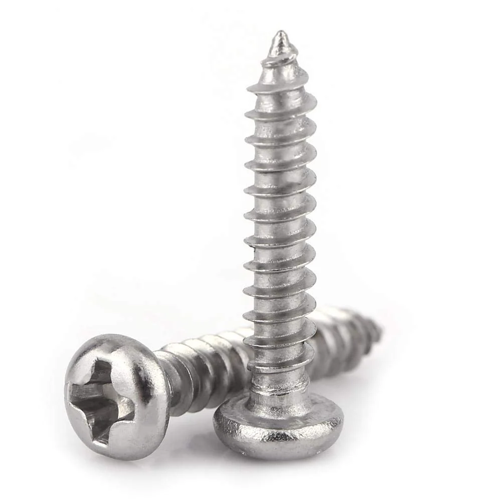 TOPINCN Screws, 200Pcs Stainless Steel Self-Tapping M3 6MM~30MM