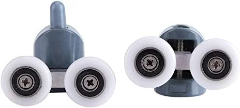 TOPINCN Shower Door Rollers TOPINCN Twin Bottom Top Pulleys