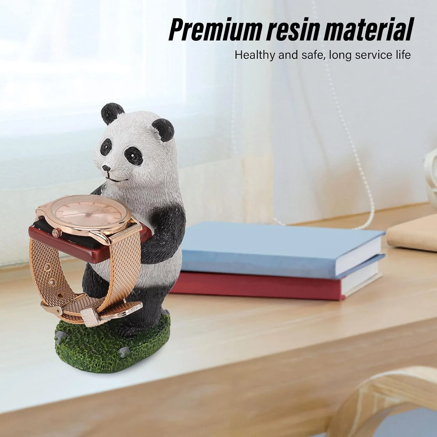 TOPINCN Solid Resin Jewelry Display Stand, Resin Watch